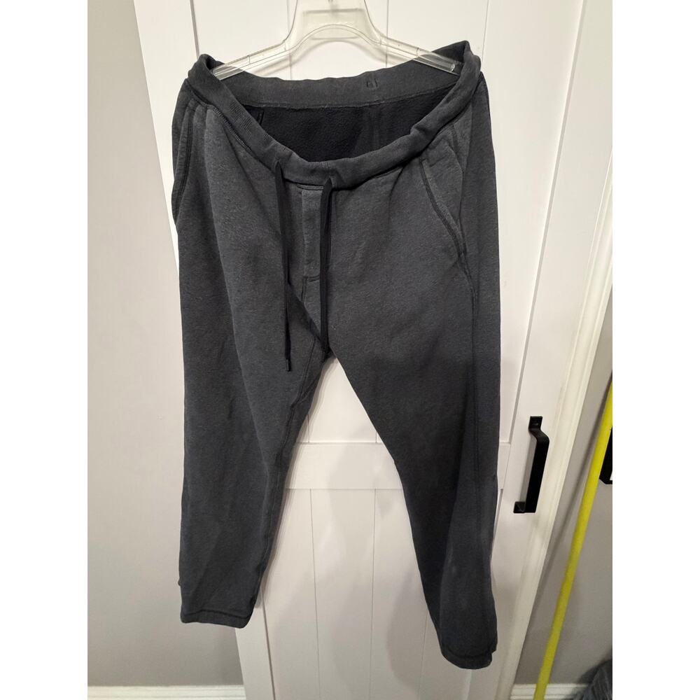 Lululemon Men's City Sweat Jogger pants in black/charcoal color sz XXL